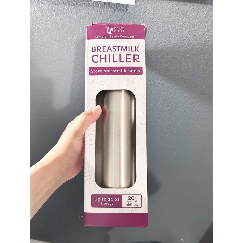 Ceres Chill Breastmilk Chiller Up to 24 Ounce Storage 20+ Chill Hrs Steel